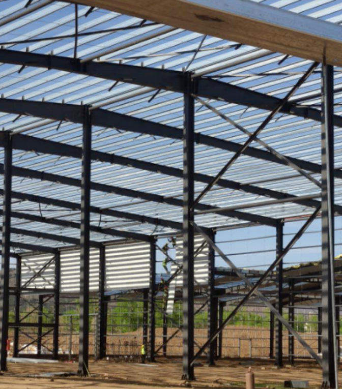 单层钢结构工业厂房柱间支撑设计